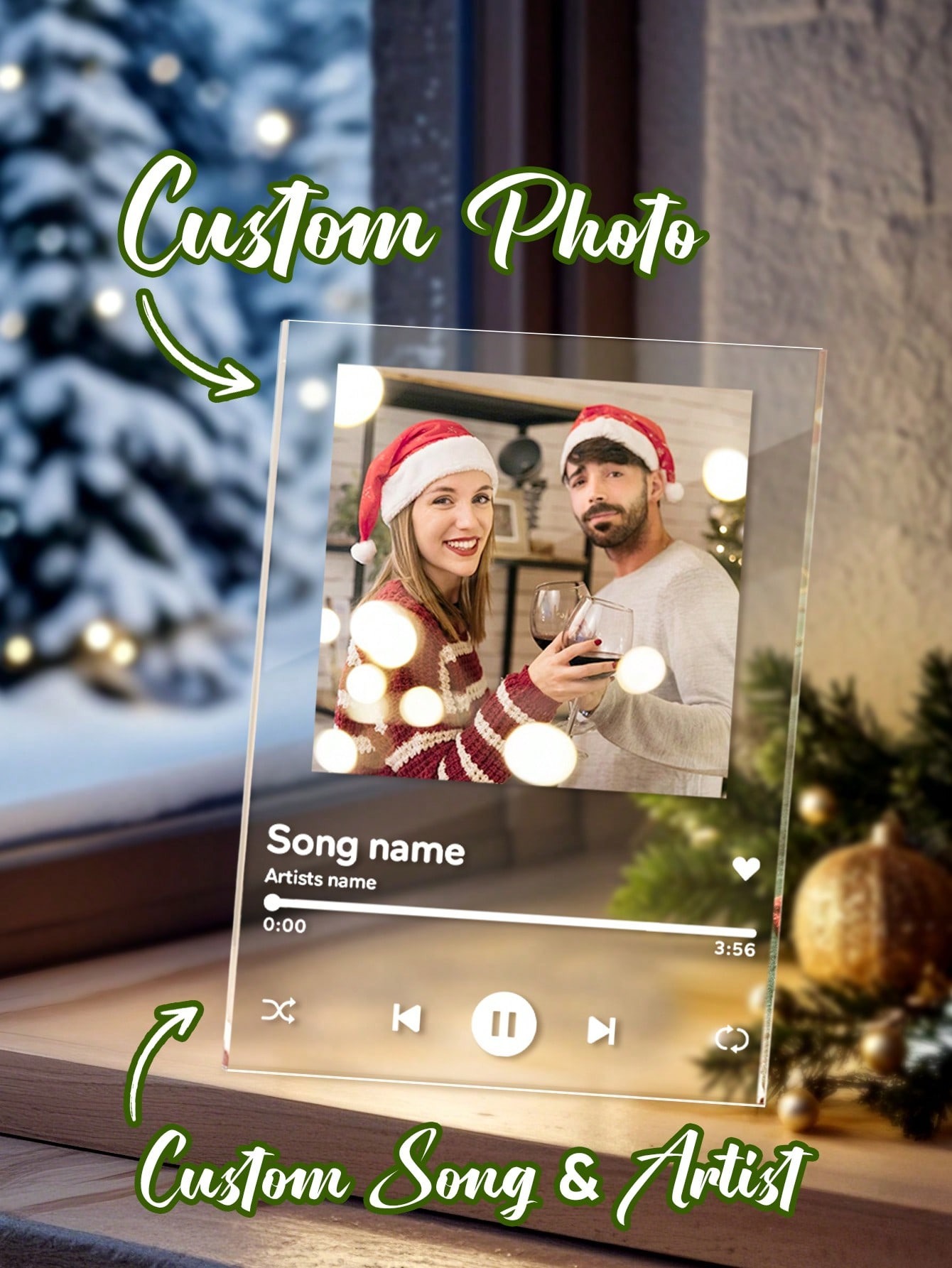 Custom Music Memorial Plaques, Personalized Theme Acrylic Plaques